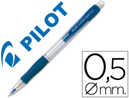 Portaminas Pilot Super Grip 0,5mm. azul